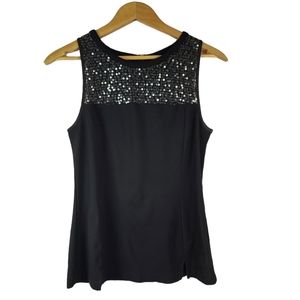 Banana republic sleeveless sequin top